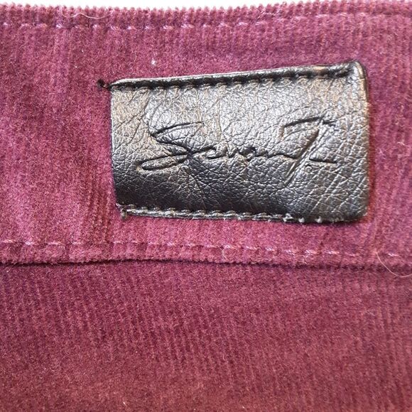 SEVEN7 Jeans Fine Wale Corduroy‎ Stretch Skinny Plum size 10 - Picture 5 of 13